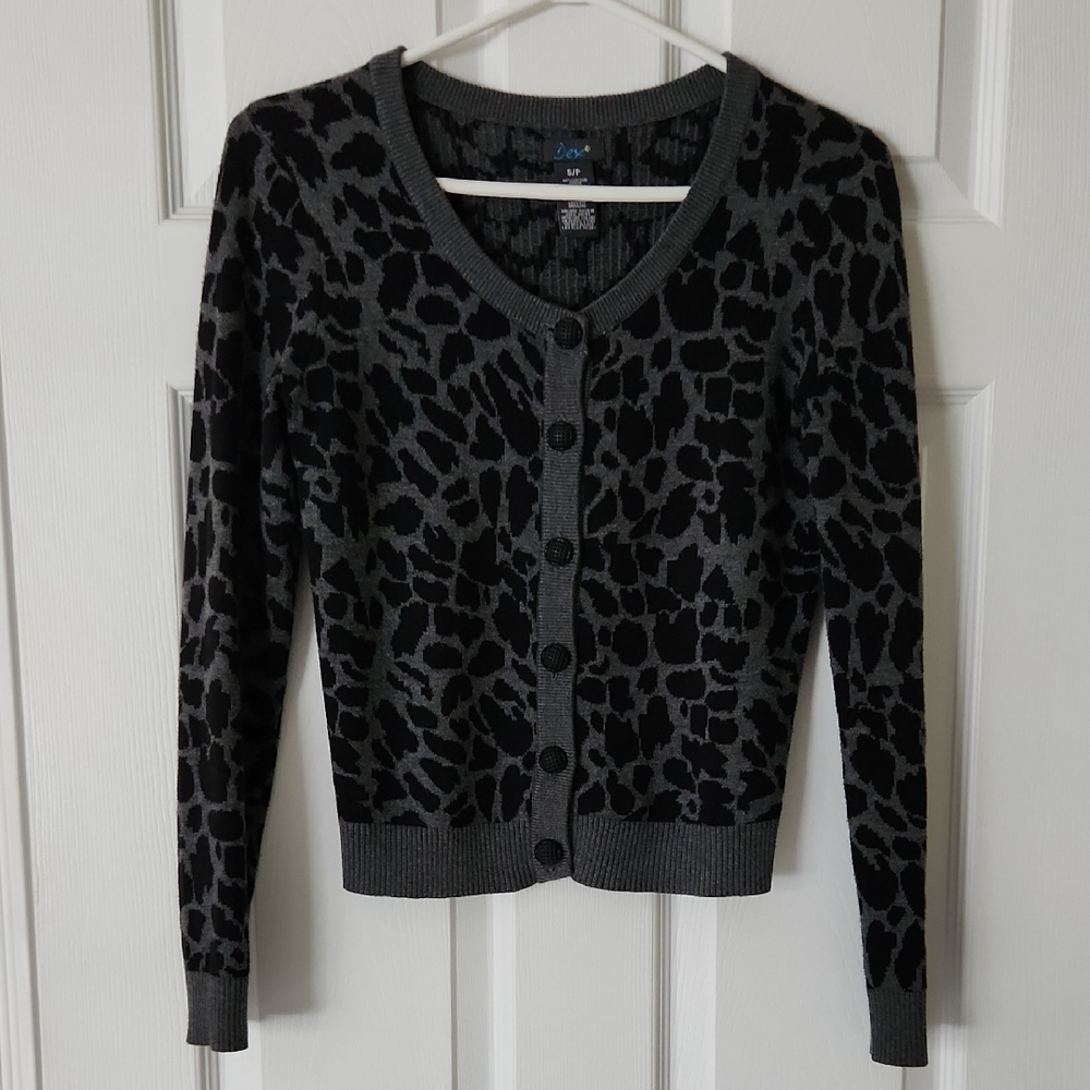 Animal Print Cardigan